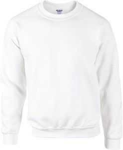 Gildan GI12000 - Dryblend Sweatshirt Volwassenen Met Ronde Hals Wit