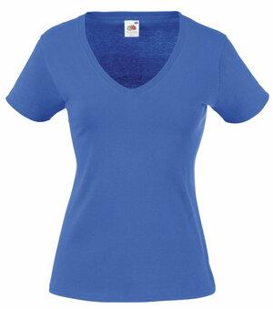 Fruit of the Loom SS047 - Dames waardegewicht v-hals t-shirt