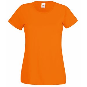 Fruit of the Loom SS050 - Dames t-shirt Oranje
