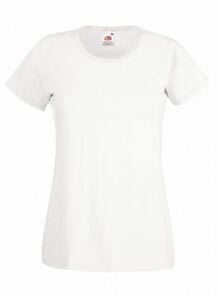 Fruit of the Loom SS050 - Dames t-shirt Wit