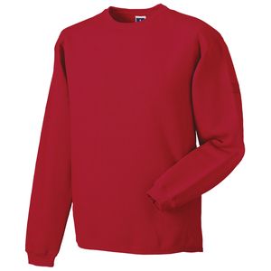 Russell J013M - Zwaar sweatshirt met ronde hals Klassiek Rood