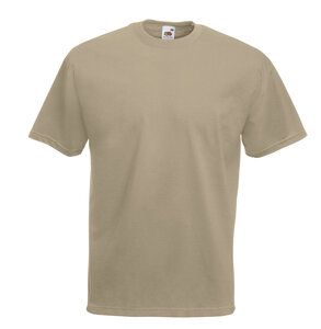 Fruit of the Loom 61 - Waarde Gewicht T-Shirt Khaki