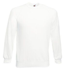 Fruit of the Loom 62-216-0 - Trui Raglan Wit