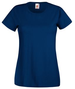 Fruit of the Loom SS050 - Dames t-shirt Marine