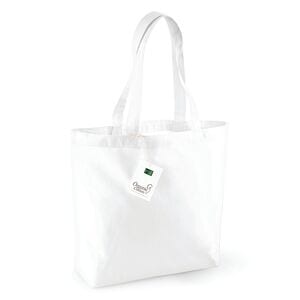 Westford mill WM180 - Shopper van biologisch katoen Wit