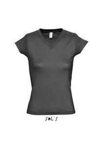 SOL'S 11388 - MOON Dames T-shirt Met V Hals Diepe Heide