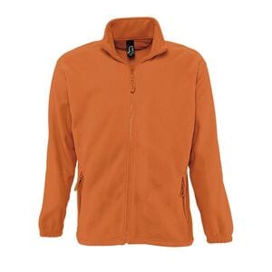 SOL'S 55000 - NORTH Heren Fleece Jas Met Rits Oranje