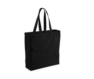 Westford mill WM108 - Klassieke canvas shopper Zwart