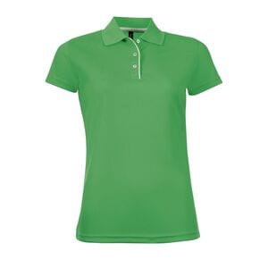 SOL'S 01179 - PERFORMER VROUW Dames Sport Poloshirt Kelly groen