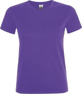 SOL'S 01825 - REGENT VROUW T-shirts Dames Ronde Hals Donkerpaars