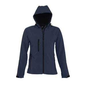 SOL'S 46802 - REPLAY VROUW Dames Softshell Met Kap Franse marine