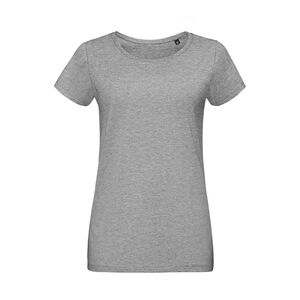 SOL'S 02856 - Martin Women Dames Nauwsluitend Jersey T Shirt Met Ronde Hals Gemengd grijs