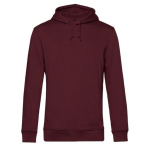 B&C BCU33B - Organic Hoodie Bourgondië