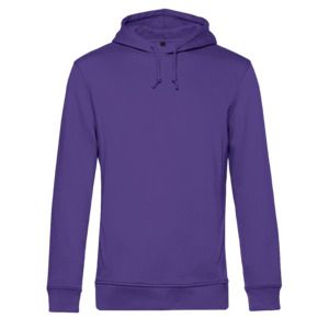 B&C BCU33B - Organic Hoodie Stralend paars