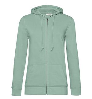 B&C BCW36B - Organic Dames Hoodie met Rits