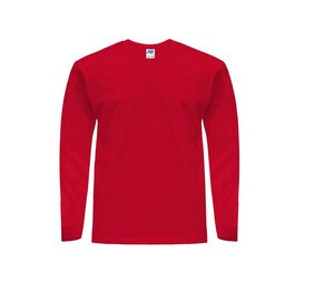 JHK JK175 - 170 T-Shirt Met Lange Mouwen Rood