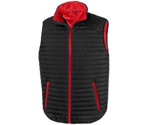 Result RS239 - Thermoquilt gewatteerde bodywarmer Zwart / Rood