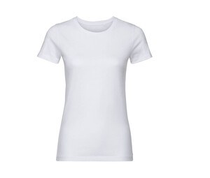 Russell RU108F - Biologisch T-shirt vrouw Wit
