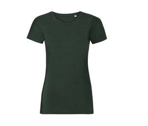 Russell RU108F - Biologisch T-shirt vrouw Fles groen