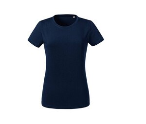 Russell RU118F - Vrouwen Biologisch T-shirt Zwaargewicht Franse marine