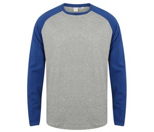 SF Men SF271 - Baseball T-shirt met lange mouwen