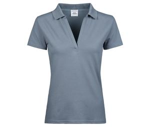 Tee Jays TJ1409 - Dames luxe V-hals stretch polo