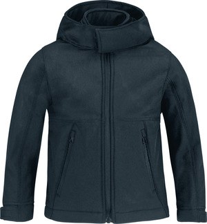 B&C CGJK969 - Kinder softshell jas met capuchon