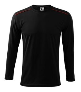 Malfini 112 - T-shirt Lange Mouw Uniseks Zwart