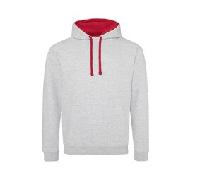 AWDIS JH003 - Hoodie met capuchon Contrast