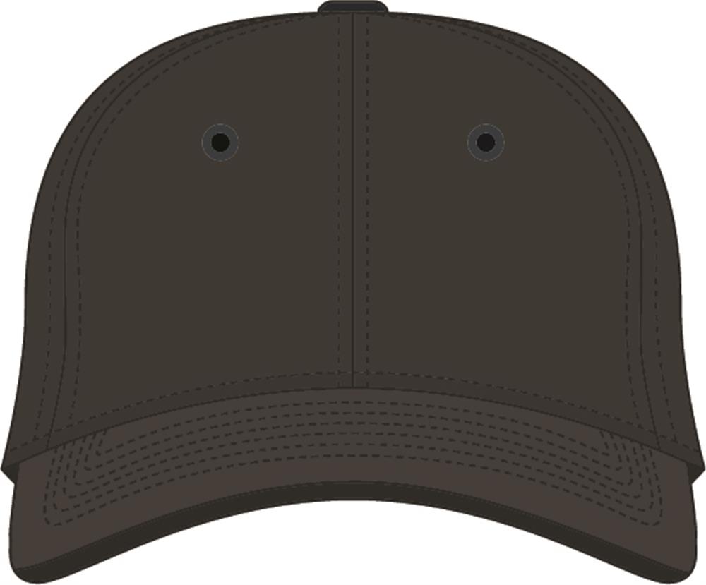 GiftRetail MO9643 - TEKAPO Brushed cotton basebal cap Zwart