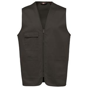 WK. Designed To Work WK608 - Unisex gilet in polykatoen met veel zakken