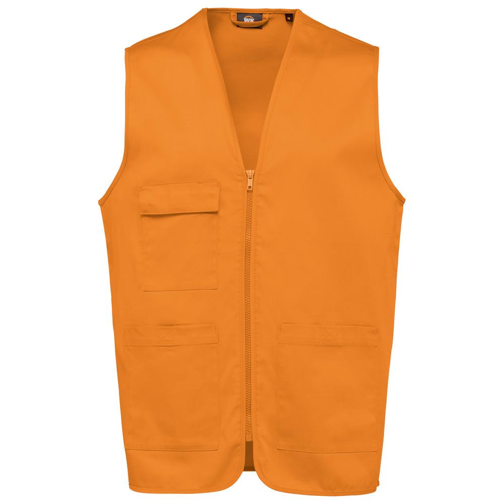 WK. Designed To Work WK608 - Unisex gilet in polykatoen met veel zakken