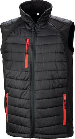 Result R238X - BLACK COMPASS GEWATTEERDE SOFTSHELL BODYWARMER