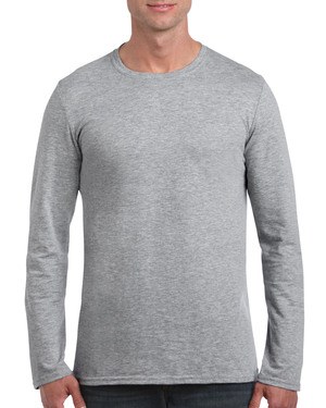 Gildan GIL64400 - T-shirt SoftStyle LS voor hem