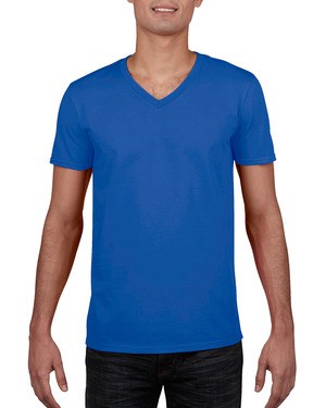 Gildan GIL64V00 - T-shirt V-hals SoftStyle SS voor hem