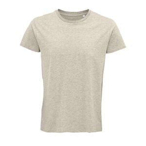 SOL'S 03582 - Crusader Men T Shirt Heren Jersey Ronde Hals Getailleerd Heide beige