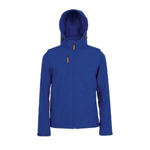 SOL'S 01647 - TRANSFORMER Softshell met afneembare capuchon en mouwen Koningsblauw