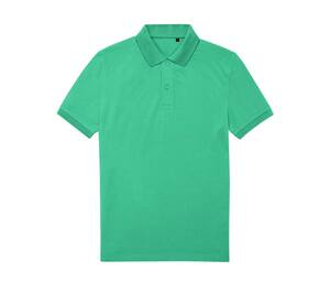 B&C BCU428 - Herenpoloshirt van 65/35 gerecycled polyester Popgroen