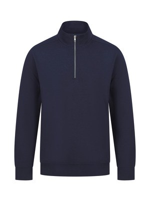 Henbury H842 - Uniseks sweater met ritskraag