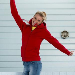 Russell J266F - Authentiek hoodie sweatshirt met rits