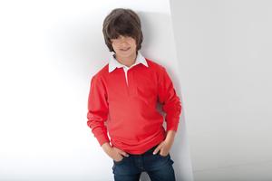 Front Row FR109 - Kinder Klassiek Rugby Shirt